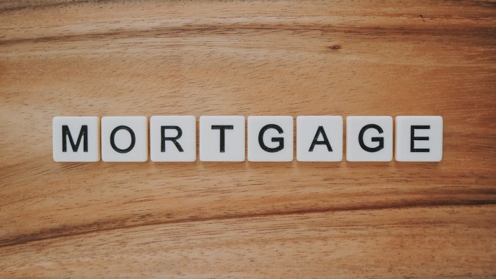 mortgage spelled on tiles like scrabble